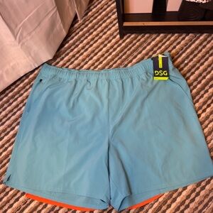 DSG Sky Blue Sports Shorts